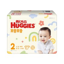 하기스 2022 보송보송 밴드형 기저귀 공용 소형 2단계(4~8kg), 68매