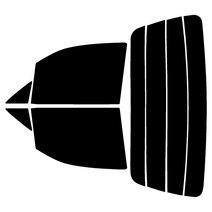 로톰 스타렉스 열차단 썬팅필름 측후면 DIY 썬팅지 열차단율 70%, 측후면-25 (연함), 01-스타렉스 3밴-판넬, 현대