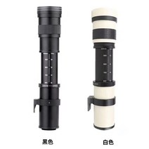 초망원 줌 렌즈 420-1600mm SLR 카메라 망원렌즈, 43 시스템 인터페이스 검정색 패키지 1, 1개