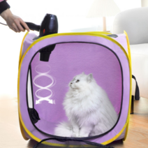 올투펫 접이식 펫드라이룸 강아지 고양이 건조기 드라이룸, 퍼플