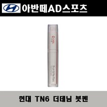 현대 아반떼AD스포츠 TN6 더데님 주문컬러붓펜 자동차 도색 차량용 카페인트, 현대 TN6 더데님 주문컬러붓펜