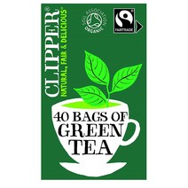 Clipper Fairtrade Green Tea 클리퍼 그린티 40개입 80g 6팩