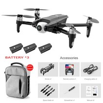 2020 새로운 S137 드론 6K 더블 카메라 3 축 짐벌 50X 줌 170 ° ESC FPV RC 거리 2km GPS Quadcopter 장난, 협력사, 03 5G 6K 3B With bag