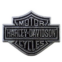 할리데이비슨 바이크 크롬 메탈 엠블럼 양면테이프 부착식 오토바이 스티커 패치, 해당상품
