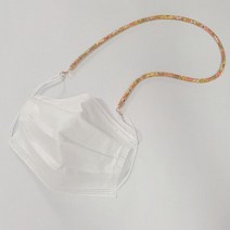 네이처뮤지엄 esa 꽃다발공예 초등미술 만들기부채 명함꽂이만들기 슬라임물풀 방과후미술재료, 핸드메이드 분실방지 마스크 지킴이 스트랩 목걸이, A플라워