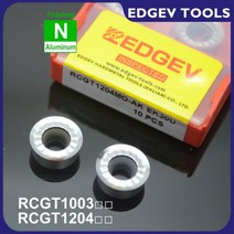 카바이드 밀링 인서트 목재 알루미늄 구리 가공 CNC 터닝 밀 커터 RCGT1003 RCGT10T3 RCGT1204 Mo AK H01, RCGT1003MO-AK EK30U