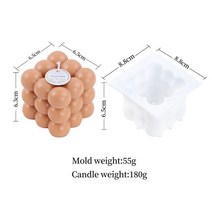 실리콘 토끼 몰드 곰돌이 도넛 원형 틀 선인장 아로마 양초 실리콘 금형 DIY 시뮬레이션 다육이 장식품, 28 Magic 03