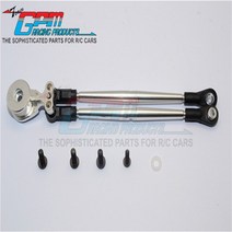 원격 조종 RC GPM 알루미늄 하이 토크 서보 세이버 25T 타이로드 포함-TAMIYA 1/10 DT03 업그레이드 용 1 세트, [02] SILVER