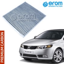 [이롬] 프리미엄 자동차에어컨필터 H11 헤파카본, 1개, 포르테 (08-12) 021B