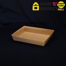 마카롱포장지 샌드위치(트레이) (KP)DRP-21 크라프트 50개x6봉 샌드위치포장용기 핫도그종이트레이-뚜껑별도
