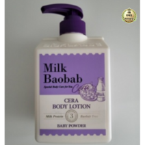 밀크바오밥 바디로션 베이비파우더향, 400ml, 4개