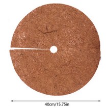 천연 코코넛 섬유 나무 뿌리 덮개 매트 커버 보호대 20/30/35/40cm 화분 디스크 패드 잡초 방제 따뜻한 수분 쿠션 1, 3 04