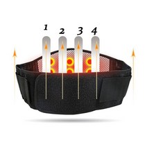 허리견인기 바른자세 조절식 토르말린 자체 가열 자기 지지 벨트 버팀대 마사지 밴드 건강 관리, 5.Upgrade4steel plate - S
