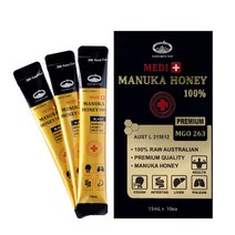 호주 네이쳐스탑 메디 마누카 허니 263 스틱꿀 15ml x 10포, 1box