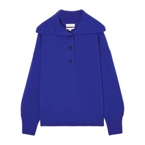 여성 니트 스웨터 니트티 스웨터 폴라 오픈넥