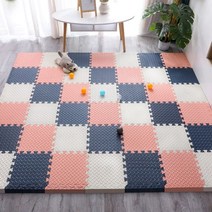놀이방 매트 EVA단색퍼즐매트2.5cm(2개세트) 층간소음, 60x60x2.5cm(2P세트)_베이지
