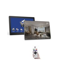 디지털액자 디지털포토프레임 미러스크린 8GB내장메모리 USB SD 비디오재생, UK, 화이트