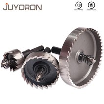 홀쏘 목공용 홀커터 홀쇼 세트 hss 12-80mm 드릴 비트 도구 금속 고속 강철 구멍 톱 금속용 카바이드 팁 프레스 드릴링 크라운, 100mm