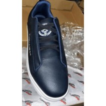 [해외]필립플레인명품스니커즈신발20122869 Philipp Plein Mens Dark Blue Leather Lace LO TOP Sneakers Size US 10