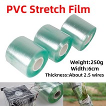 접목테이프 PVC 스트레치 필름 롤 테이프 Parafilm 가지 치기 Strecth 이식 신진 장벽 floristry Pruner 식, 한개옵션0