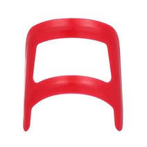 옆머리누르기 셀프다운펌 옆머리다운펌남성용 수염 쉐이핑 스타일링 템플릿 1 개 스텐실 빗 헤어 브러시, 01 red