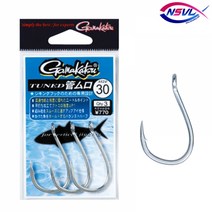 가마가츠 튠드 싱글 지깅 훅 대구 부시리 참치 바늘, 26호