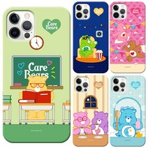 페블 갤럭시S22울트라 5G S908 S22울트라 전용 케어베어 정품 하루일상 커스텀 디자인 슬림 하드 휴대폰 케이스