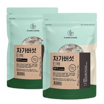 시베리아 차가버섯 100% 차 x2팩 100티백