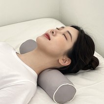 집콕 경추베개 거북목 일자목 목디스크 수건 경추목베개, 바이오비드폼 체크소라