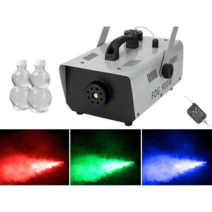 포그 머신 연무기 극장 무대 암전 분위기 피톤 치드 소독, 900W LED 조명 포함 후드[리모컨 포함]