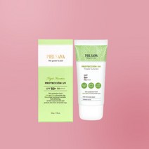 [모비딕컴퍼니] 페이스선크림 모발세팅 자외선차단제 어린이선크림 스타일젤 지성선크림, ㏇* 피엘사나 무기자차 유기자차 선크림 50g 선블록, ◆