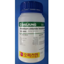 오피스안 (JUN) Strontium chloride hexahydrate 99% 염화스트론튬6수화물 [GR] 500G 시약