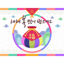 설현수막 새해 설날 명절 신정 구정 병풍 가랜드 새해복많이받으세요 어린이집 유치원 영어학원 초등학교 중학교 고등학교 배경현수막 포토존 전문디자인샵 도모꼬, F6.새해