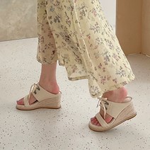 홍대언니 여성 웨지힐 슬리퍼 CB26A271-32 (7.5cm)