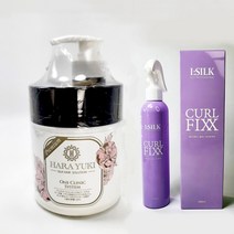 하라유키 원크리닉 시스템 500ml+뿌리는 단백질 컬필스 260ml 셀프헤어 극손상 크리닉 트리트먼트