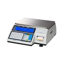 카스 유통형 라벨 프린트 저울 CL5200 야채 청과물 생선, 실버, CL-5200B (기둥 무 ), 기둥 무