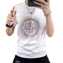 십전십미 여름 남자 핫피스 반팔 티셔츠25