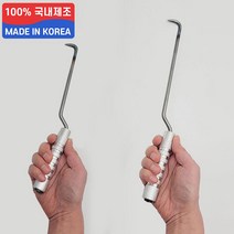 국산 건일 갈구리 갈고리 갈퀴 베어링 결속선 핸들 철근 결속 하카 사이즈선택, 중형