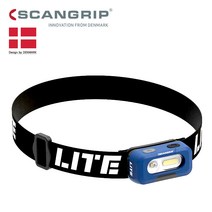 스캔 그립 충전식 LED 헤드랜턴 낚시 등산 캠핑용 랜턴, 1개
