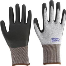 NBR폼 코팅장갑 XL 멀티그립S 회색 10조 산업안전 19855EA