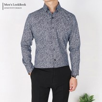 맨즈북 구김없는 링클프리 워싱 스크래치 패턴 남자 와이셔츠 출근룩