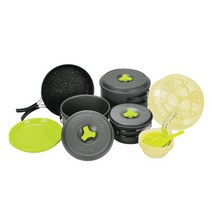 [스노우라인] 아웃도어 5-6인용 코펠 / 캠핑 낚시 경질코펠 식기세트