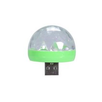 휴대용 휴대 전화 무대 조명 미니 RGB 프로젝션 램프 파티 DJ 디스코 볼 라이트 실내 클럽 LED 매직 효과 프로젝터, Apple port, Green