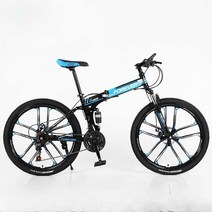산악전기자전거 24 26 27.5인치 산악용 MTB 팻바이크, 7상단 스포크 휠 -21단 24인치
