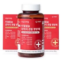 강아지 관절 영양제 슬개골 연골 뼈 건강 반려견 애견 콘드로이친 글루코사민 보스웰리아 MSM, 1박스