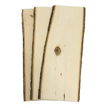 Walnut Hollow Basswood Country 우드버닝 홈 데코 표지판 및 소박한 결혼식용 엑스트라 롱 (3팩) 라이브 엣지 플랭크 [관부가세 포함] 703506