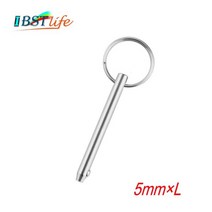 맞춤핀 마린 그레이드 316 스테인레스 스틸 퀵 릴리스 볼 핀 5mm 보트 비미니 탑 데크 힌지 하드웨어, 76mm