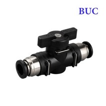 소제구 공압 피팅 PY/PU/PV/PE/HVFF/SA 수도관 및 파이프 커넥터 직접 추력 4 ~ 12mm/PU 플라스틱 호스 퀵 커플링, CHINA_BUC | OD 6MM