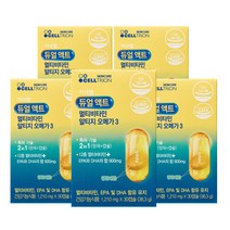 [이너랩] [셀트리온 ] 듀얼액트 멀티비타민 알티지 오메가3 1210mg x 30캡슐 x, 전체색:5박스[B0009737], 상세 설명 참조