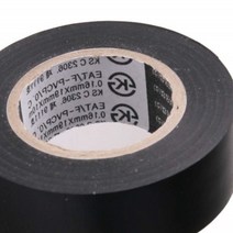 전기 절연 테이프 19MM X 10M 흑색 검정테이프 전선테이프, 황색
